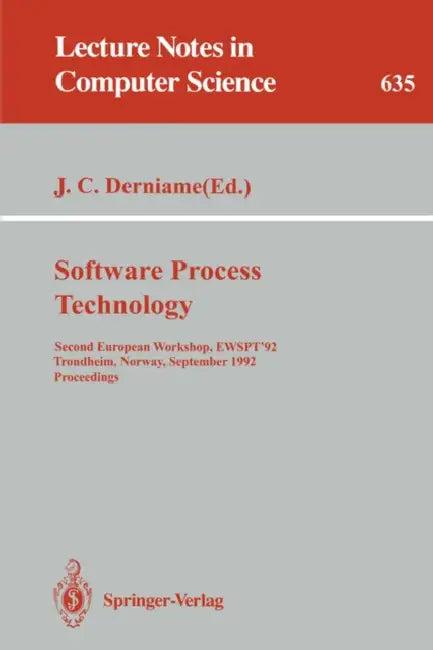 Software Process Technology (English, Jean-Claude Derniame)