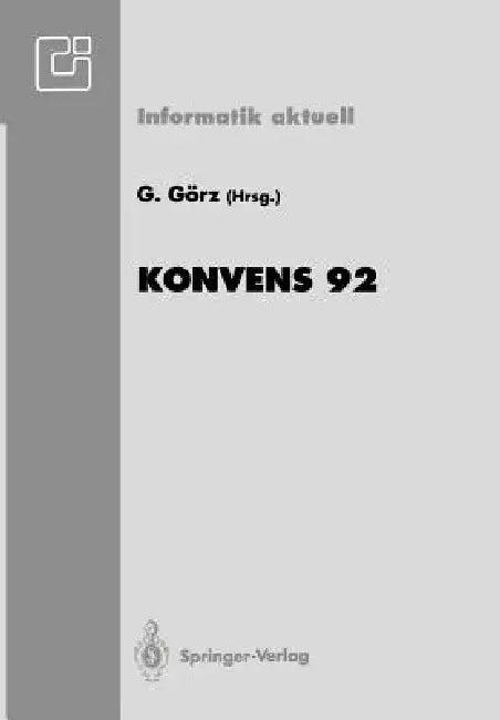 Konvens 92 (English, Günther Görz)