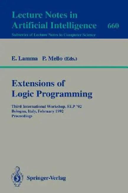 Extensions of Logic Programming (English, Evelina Lamma | Paola Mello)