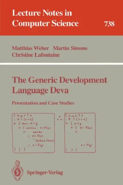 The Generic Development Language Deva (English, Matthias Weber | Martin Simons | Christine LaFontaine)