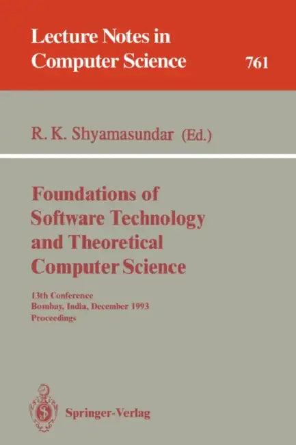 Foundations of Software Technology and Theoretical Computer Science (English, Rudrapatna K. Shyamasundar)