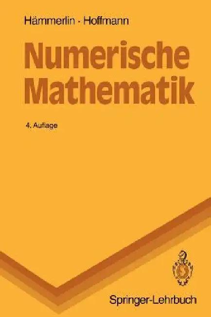 Numerische Mathematik (English, Günther Hämmerlin | Karl-Heinz Hoffmann)