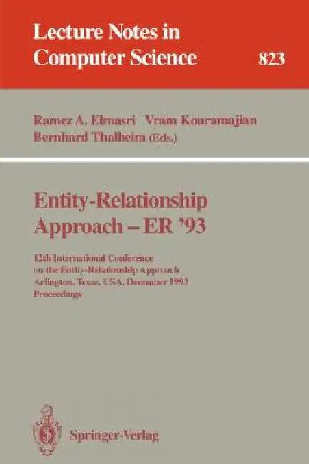 Entity-Relationship Approach - Er '93 (English, Ramez a. Elmasri | Vram Kouramajian | Bernhard Thalheim)