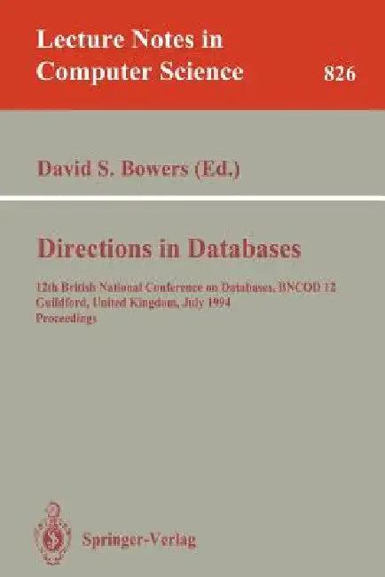Directions in Databases (English, David S. Bowers)