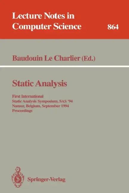 Static Analysis (English, Baudouin Lecharlier)