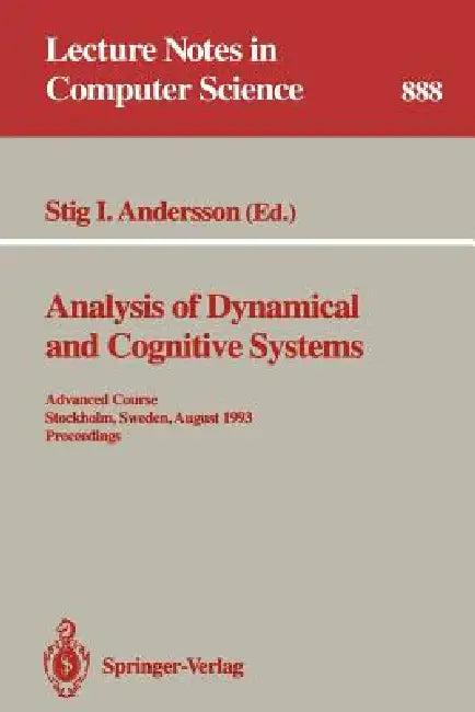 Analysis of Dynamical and Cognitive Systems (English, Stig I. Andersson)