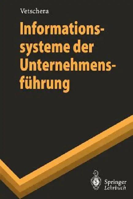 Informationssysteme Der Unternehmensführung (English, Rudolf Vetschera)
