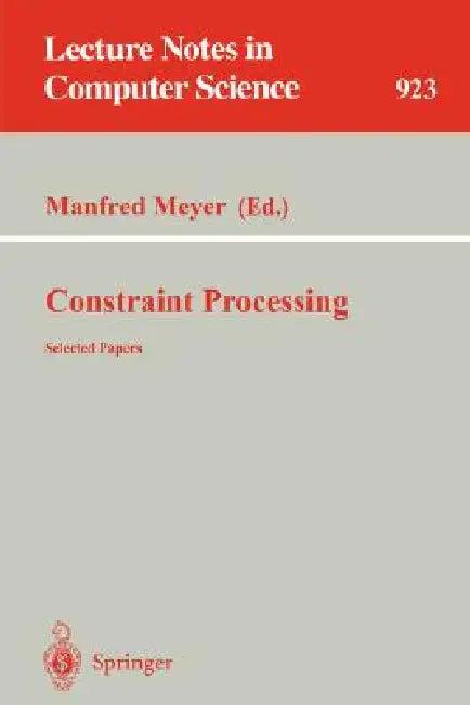 Constraint Processing (English, Manfred Meyer)