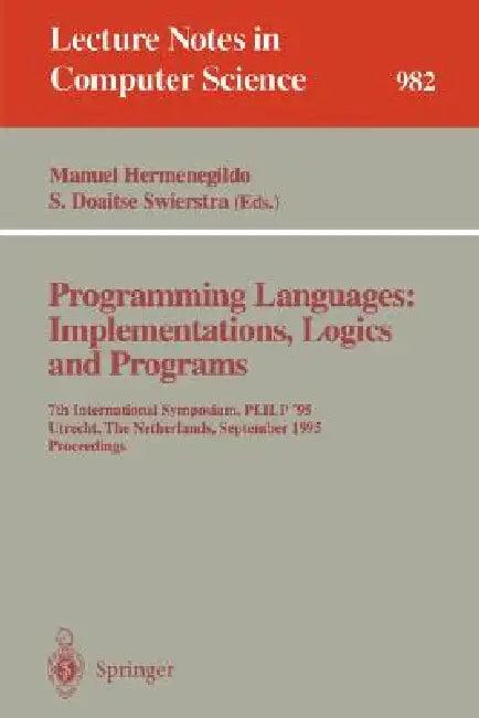 Programming Languages (English, Manuel Hermenegildo | S. Doaitse Swierstra)