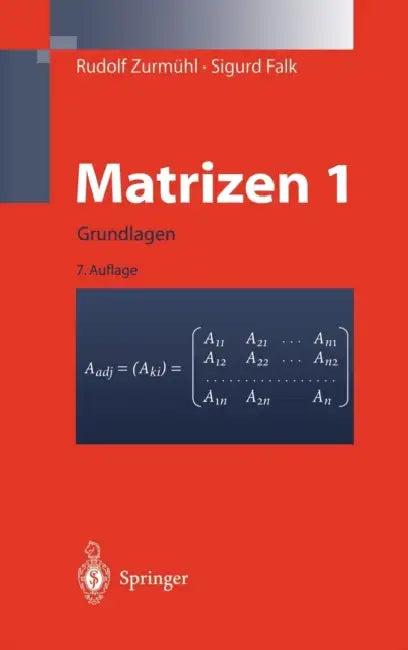 Matrizen Und Ihre Anwendungen 1 (English, Sigurd Falk | Rudolf Zurmuhl | Rudolf Zurm Hl)