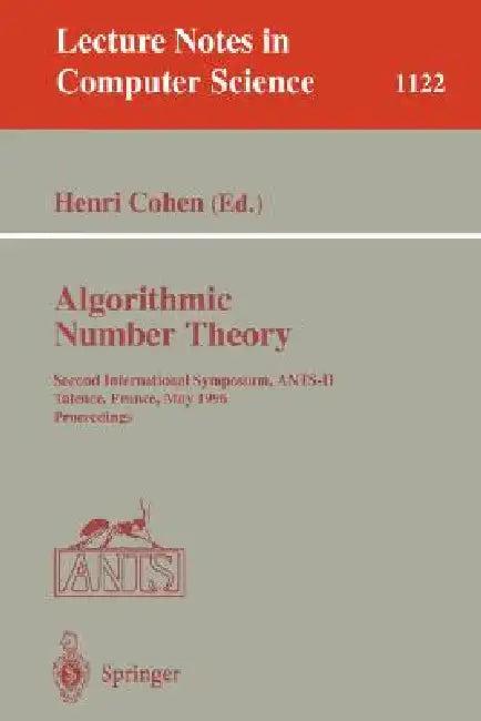 Algorithmic Number Theory (English, Henri Cohen)