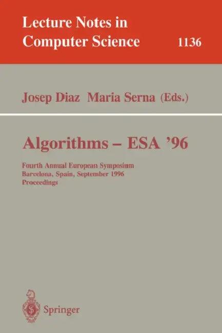 Algorithms - ESA '96 (English, Joseph Diaz | Maria Serna)
