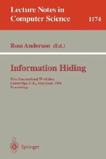 Information Hiding (English, Ross Anderson)
