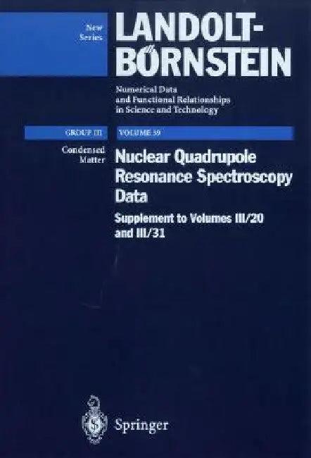 Nuclear Quadrupole Resonance Spectroscopy Data (English, H. Chihara | H. Chihara | N. Nakamura)