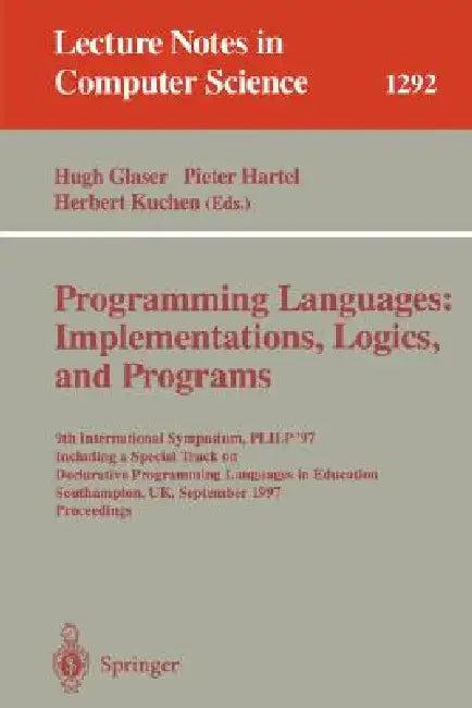 Programming Languages (English, Hugh Glaser | Peter Hartel | Herbert Kuchen)