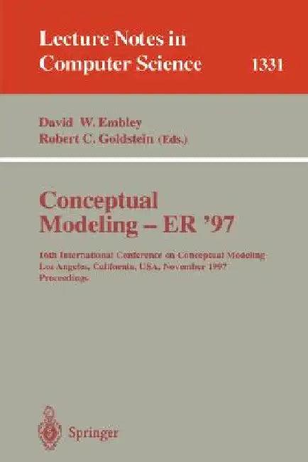 Conceptual Modeling - Er '97 (English, David W. Embley | Robert C. Goldstein)