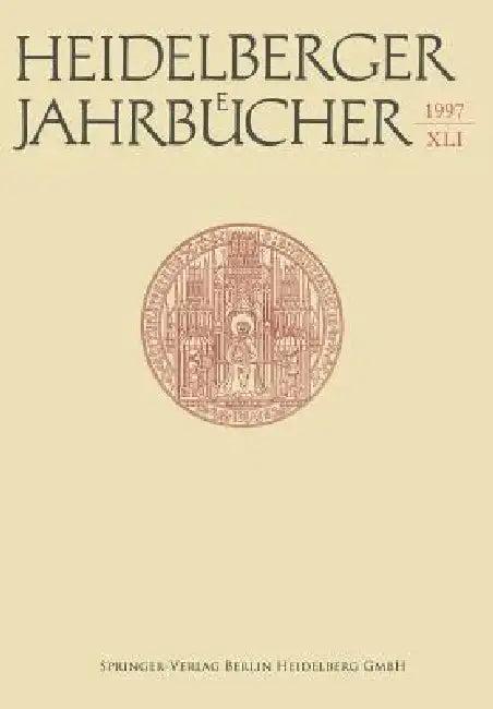 Heidelberger Jahrbücher (English, Helmuth Kiesel)