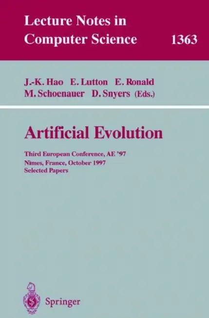 Artificial Evolution (English, Jin-Kao Hao | Evelyne Lutton | Edmund Ronald)