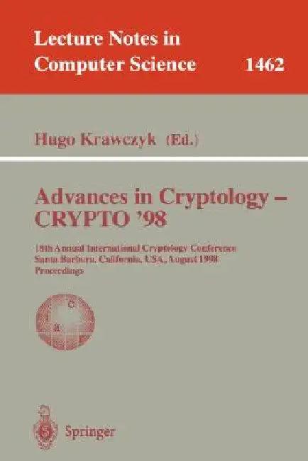 Advances in Cryptology - Crypto '98 (English, Hugo Krawczyk)