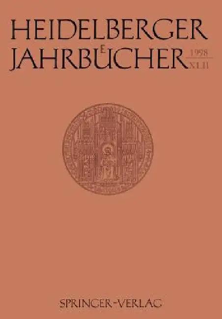 Heidelberger Jahrbücher (English, Helmuth Kiesel)