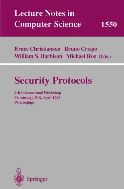 Security Protocols (English, Bruce Christianson | Bruno Crispo | William S. Harbison)