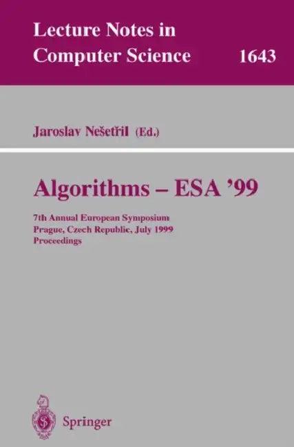 Algorithms - Esa'99 (English, Jaroslav Nesetril)