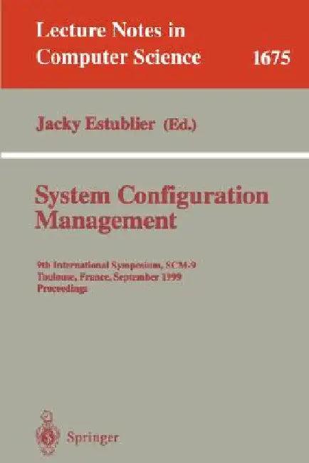System Configuration Management (English, Jacky Estublier)