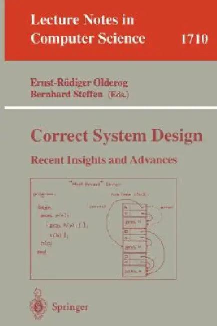 Correct System Design (English, Ernst-Rüdiger Olderog | Bernhard Steffen)