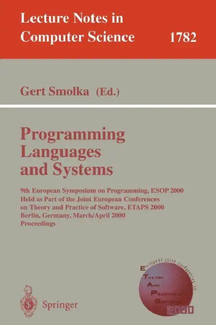 Programming Languages and Systems (English, Gert Smolka)