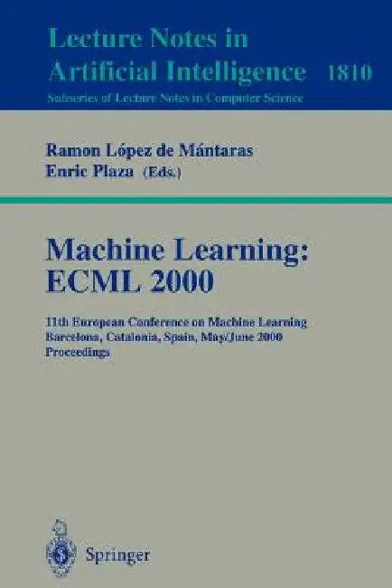 Machine Learning (English, Ramon Lopez de Mantaras | Enric Plaza)