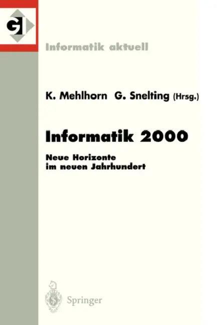 Informatik 2000 (English, Kurt Mehlhorn | Gregor Snelting)