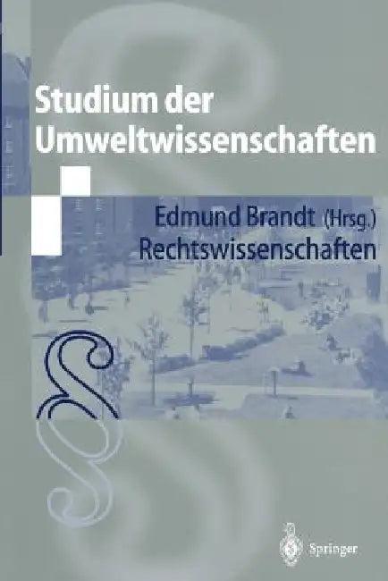 Studium Der Umweltwissenschaften (English, Edmund Brandt | Edmund Brandt)