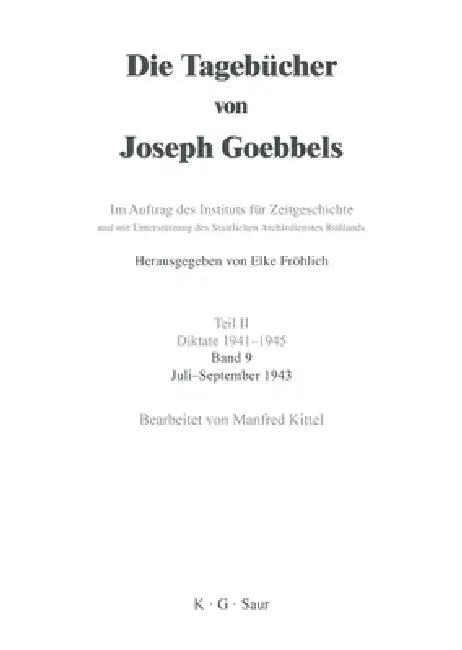 Juli - September 1943 (English, Manfred Kittel)