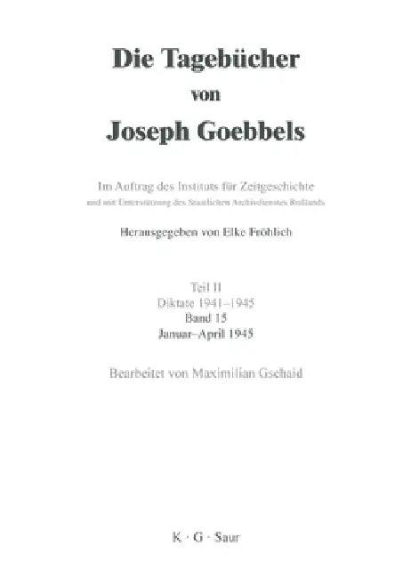 Januar - April 1945 (English, Maximilian Gschaid)