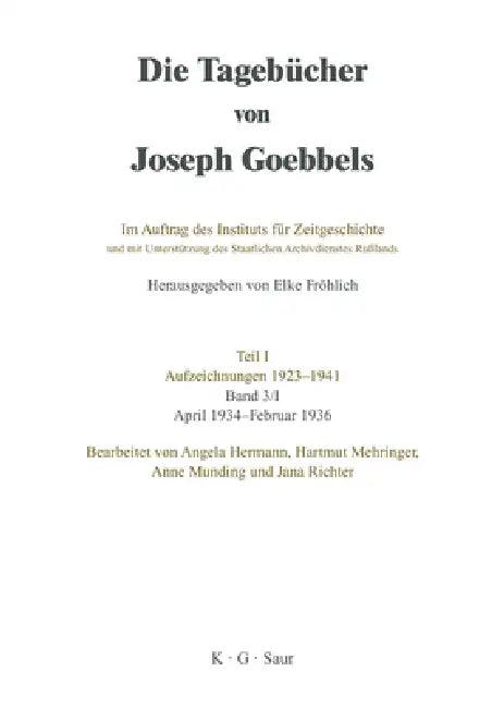 April 1934 - Februar 1936 (English, Angela Hermann | Hartmut Mehringer | Anne Munding)