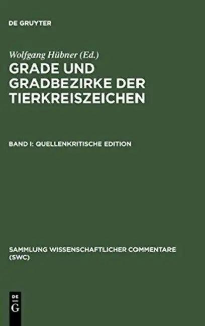 Quellenkritische Edition (English, Wolfgang Hübner)