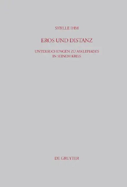 Eros und Distanz (English, Sybille Ihm)