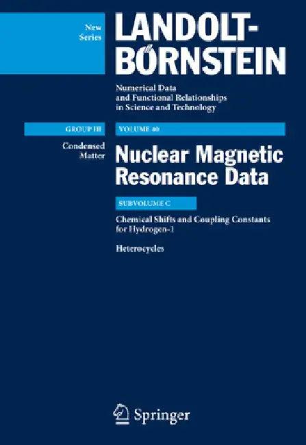 Chemical Shifts and Coupling Constants for Hydrogen-1 (English, Mukesh Jain | M. D. Lechner | Vandana Gupta)