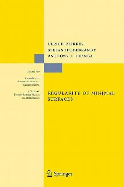 Regularity of Minimal Surfaces (English, Ulrich Dierkes | Albrecht Küster | Stefan Hildebrandt)
