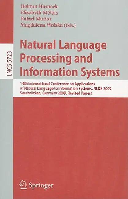 Natural Language Processing and Information Systems (English, Helmut Horacek | Elisabeth Metais | Rafael Munoz)