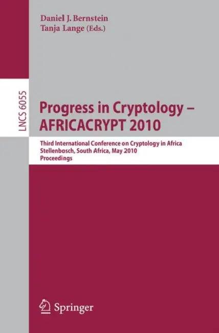 Progress in Cryptology--AFRICACRYPT 2010 (English, Daniel J. Bernstein | Tanja Lange)