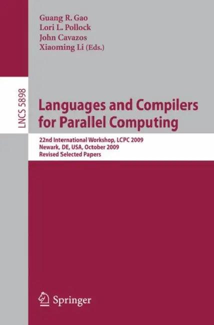 Languages and Compilers for Parallel Computing (English, Guang R. Gao | Lori Pollock | John Cavazos)