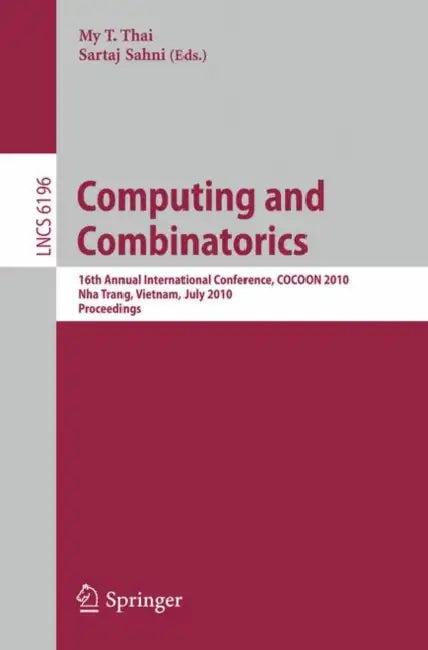 Computing and Combinatorics (English, My T. Thai | Sartaj Sahni)