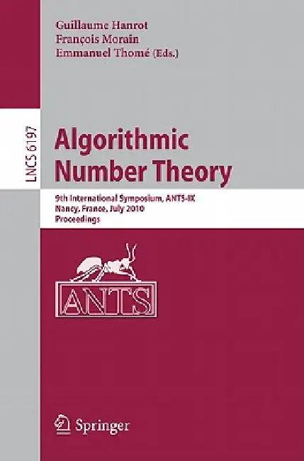 Algorithmic Number Theory (English, Guillaume Hanrot | Francois Morain | Emmanuel Thomé)