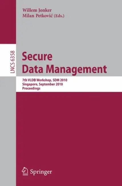 Secure Data Management (English, Willem Jonker | Milan Petkovic)