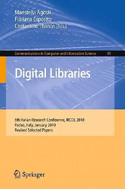 Digital Libraries (English, Maristella Agosti | Floriana Esposito | Costantino Thanos)