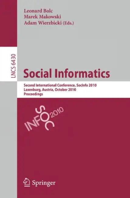 Social Informatics (English, Leonard Bolc | Marek Makowski | Adam Wierzbicki)