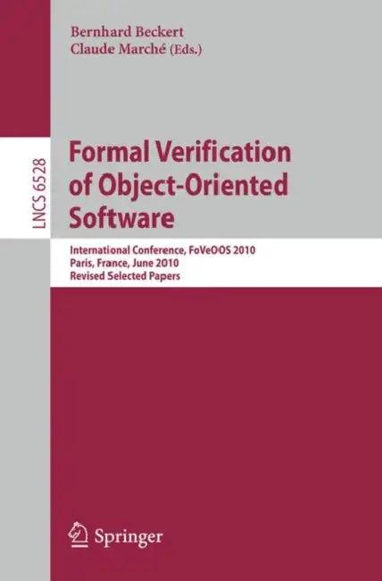 Formal Verification of Object-Oriented Software (English, Bernhard Beckert | Claude Marché)