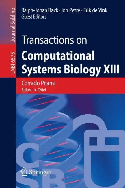 Transactions on Computational Systems Biology XIII (English, Corrado Priami | Ralph-Johan Back | Ion Petre)