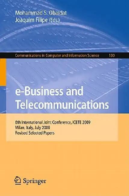E-Business and Telecommunications (English, Mohammad S. Obaidat | Joaquim Filipe)